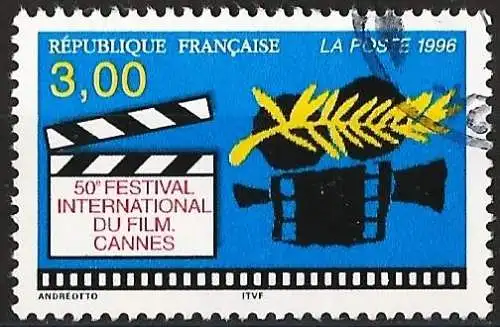 Frankreich (France) 1996 - Mi 3183 - YT 3040 - Filmfestspiele von Cannes ( Festival de Cannes ) 