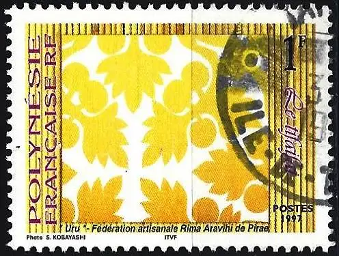 Französisch Polynesien (Polynésie) 1997 - Mi 728 - YT 528 - Der Tifaifai