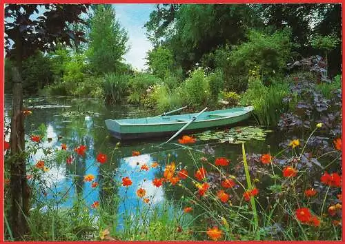 [Ansichtskarte] Frankreich (France) Eure - Giverny : Der Garten des Künstlers Claude Monet /
Jardin du peintre Claude Monet /
The garden of the painter Claude Monet. 