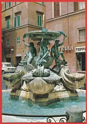 [Ansichtskarte] Italien - Rom : Schildkröten--Brunnen /
Italie - Rome : Fontaine des Tortues /
Italy - Roma : Tortoise Fountain. 
