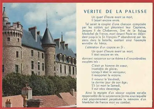 [Ansichtskarte] Frankreich (France) Allier : Lapalisse, das Schloss /
Château / Castle. 