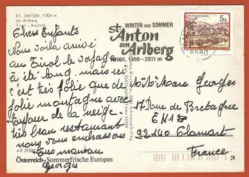 [Ansichtskarte] Österreich : St Anton am Arlberg - Hotel /
Autriche / Austria. 