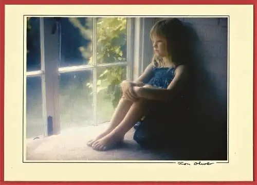 [Ansichtskarte] Foto von Kindern - "Künstlerische Unschärfe“ - Secrets von Ron Oliver Collection / 
Photo d'enfants en "Flou artistique " /
Photo children  "Soft Focus". 