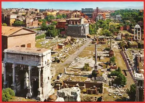 [Ansichtskarte] Italien, Rom : Das Römischer Gerichtshof / 
Italie, Rome : Le forum. 