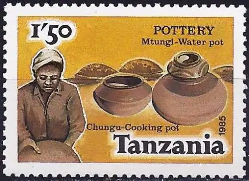Tansania 1985 - Mi 276 - YT 266E - Handwerk: Töpferei - MNH 