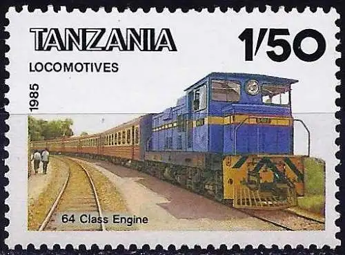 Tansania 1985 - Mi 281 - YT 266J - Züge mit Class 64 Engine - MNH 