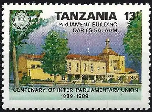 Tansania 1989 - Mi 615 - YT 497 - Parlament, Dar Es Salaam - MNH