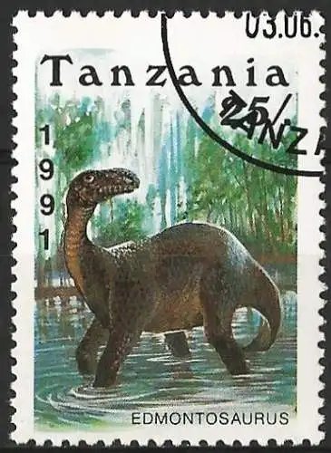 Tansania 1991 - Mi 856 - YT 716 - Dinosaurier 