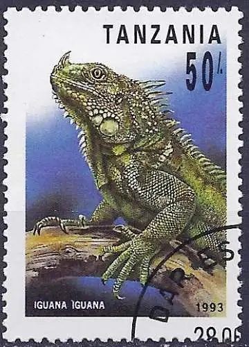 Tansania 1993 - Mi 1504 - YT 1415 - Leguan ( Iguane / Iguana )