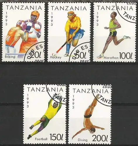 Tansania 1993 - Mi 1467... - YT 1513... - Diverse Sportarten ( Sports )