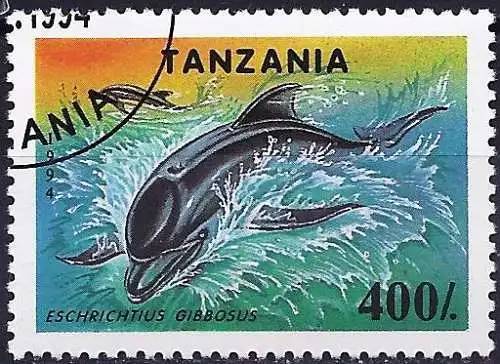 Tansania 1994 - Mi 1780 - YT 1659 - Delfin ( Dauphin - Dolfin )