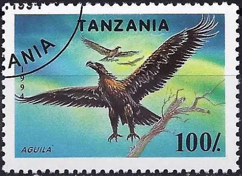 Tansania 1994 - Mi 1777 - YT 1656 - Adler ( Aigle - Eagle )