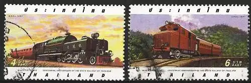Thailand 1997 - Mi 1753/54 - YT 1728/29 - Train