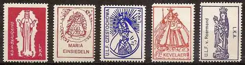 Frankreich 1989 - Religiöse Vignetten der Jungfrau Maria - MNH**