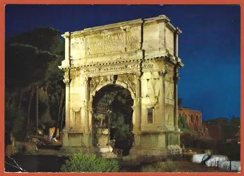 [Ansichtskarte] Italien : Roma, Titusbogen /
Italie : Arc de triomphe de Tito /
Italy : Tito's Arch. 