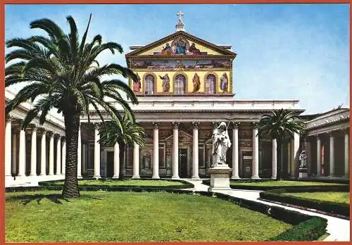 [Ansichtskarte] Italien - Rom : Die Paul Kirsche /
Italie - Rome : Basilique Saint Paul /. 