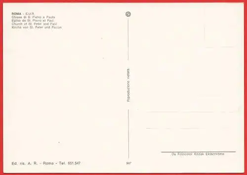 [Ansichtskarte] Italien : Kirsche von St. Peter und Paul /
Italie : Eglise Saint Pierre et Paul /
Italy : Church  St. Peter and Paul. 