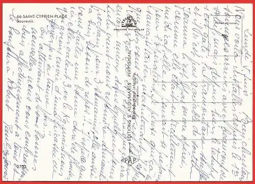 [Ansichtskarte] Frankreich (France) Pyrénées Atlantiques - Saint-Cyprien-Plage. 