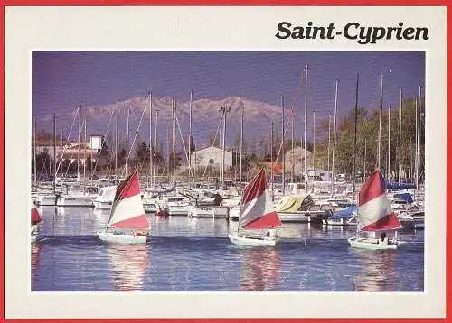 [Ansichtskarte] Frankreich (France) Pyrénées Atlantiques - Saint-Cyprien-Plage : Port de plaisance /
Marina /
Yachthafen. 