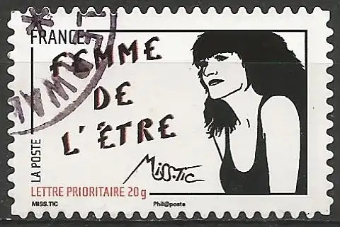 Frankreich 2011 – Mi 5059 - YT Ad 538 - Frau gezeichnet von Miss Tic