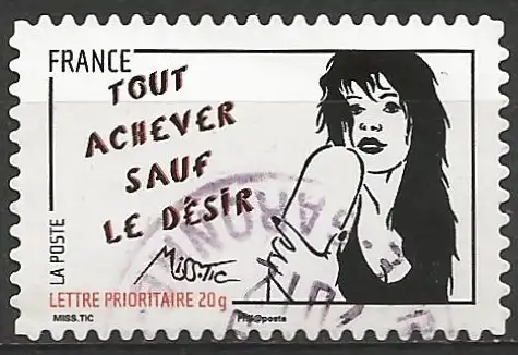 Frankreich 2011 – Mi 5062 - YT Ad 541 - Frau gezeichnet von Miss Tic