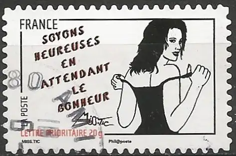 Frankreich 2011 – Mi 5063 - YT Ad 542 - Frau gezeichnet von Miss Tic