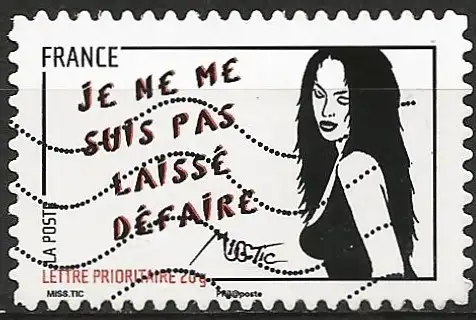 Frankreich 2011 – Mi 5067 - YT Ad 546 - Frau gezeichnet von Miss Tic