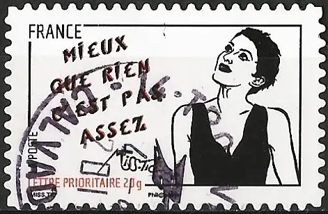 Frankreich 2011 – Mi 5068 - YT Ad 547 - Frau gezeichnet von Miss Tic