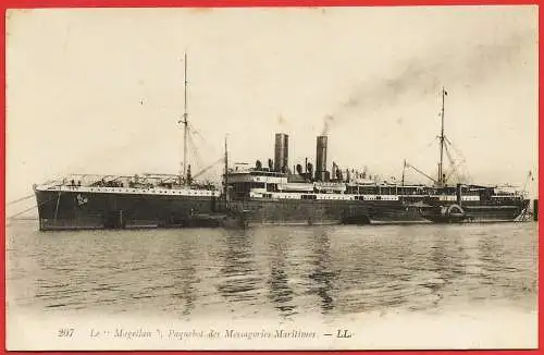[Ansichtskarte] Passagierschiff " Magellan " / Paquebot / Ocean liner. 