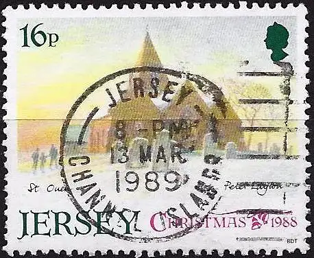 Jersey 1988 - Mi 453 - YT 448 - Kirche St. Clement