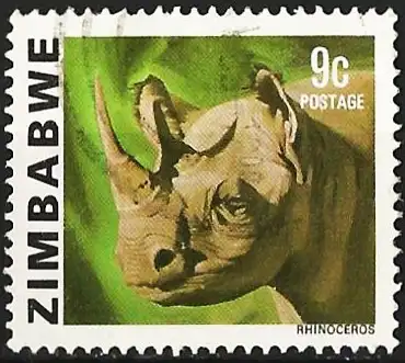 Simbabwe 1980 - Mi 232 - YT 6 - Nashorn