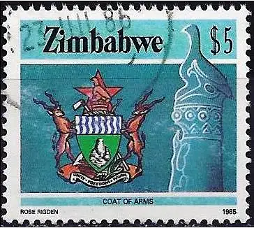 Simbabwe 1985 - Mi 330 - YT 104 - Die Staatswappen