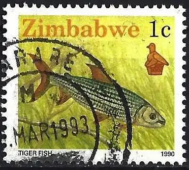 Simbabwe 1990 - Mi 418A - YT 192 - Fisch