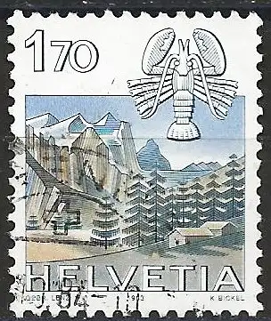 Schweiz 1983 – Mi 1242 - YT 1171 - Sternzeichen: Krebs