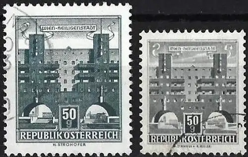 Österreich 1959/64 - Mi 1044x/1153 - YT 869AB/C - Heiligenstadt