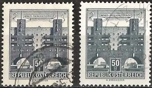 Österreich 1959/64 - Mi 1044x/1044y - YT 869AB & B - Heiligenstadt