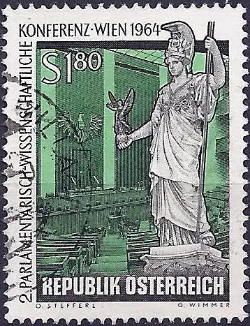 Österreich 1964 - Mi 1152 - YT 989 - Statue von Minerva