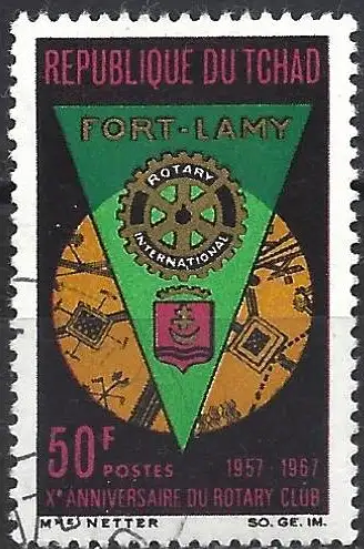 Tschad 1968 - Mi 194 - YT 149 - Internationaler Rotary