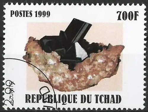 Tschad 2000 - Mi 2006 - YT 1171 - Azurite Mineral
