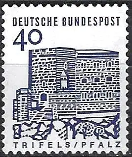 BDR 1965 - Mi 457 - YT 325 - Schloss von Trifels - MNH