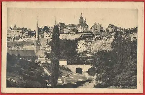 [Ansichtskarte] Luxemburg : Rochers du "Bock " et Ville-Haute. 
