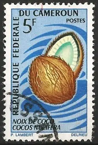 Kamerun 1967 - Mi 510 - YT 445 - Fruit : Kokosnuss