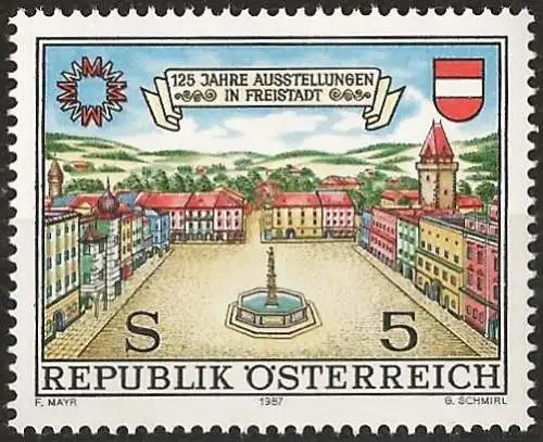 Österreich 1987 - Mi 1893 - YT 1722 - Freistädter Platz - MNH 