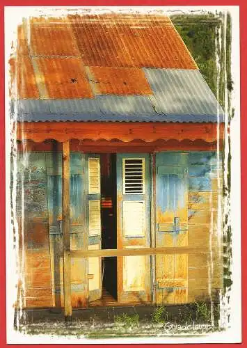 [Ansichtskarte] Guadeloupe ( 971 ) Maison Créole typique / Typisches kreolisches Haus / Typical Creole house. 