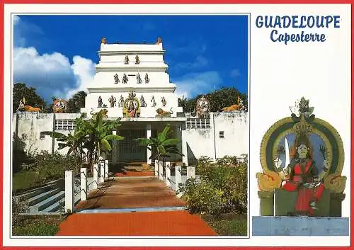 [Ansichtskarte] Guadeloupe ( 971 ) Capesterre Belle-Eau : Temple Indien /  Indischer Tempel /  Indian temple. 