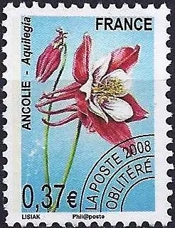 Frankreich 2008 - Mi 4383 - YT Po 253 - Blume : Akelei ( Vorausentwertungen ) MNG