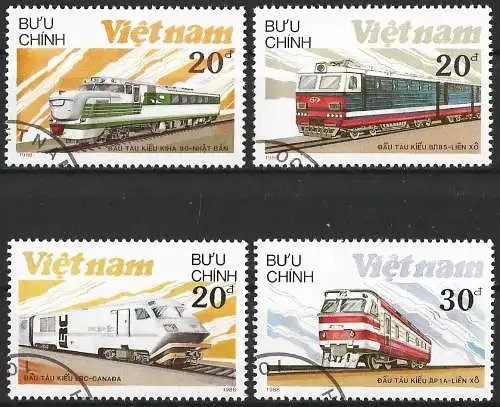 Vietnam 1988 - Mi 2031 - YT 862... - Lokomotive