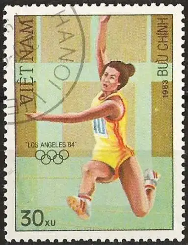 Vietnam 1983 - Mi 1344 - YT 435 - Olympische Spiele in Los Angeles: Weitsprung