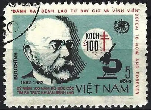 Vietnam 1983 - Mi 1308 - YT 427 - Robert Koch : Entdeckung der Tuberkelbazillen