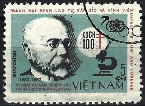 Vietnam 1983 - Mi 1308 - YT 427 - Robert Koch : Entdeckung der Tuberkelbazillen